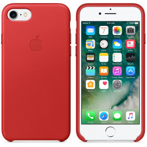  Apple Leather Case iPhone 7 Red 3