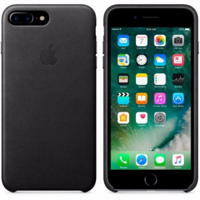  Apple Leather Case iPhone 7 plus Black 4