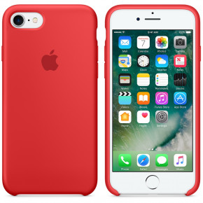  Apple Silicone Case iPhone 7 Red 3