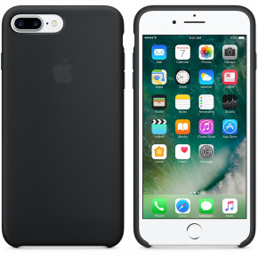  Apple Silicone Case iPhone 7 plus Black 3