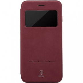   iPhone 8/7 Baseus Simple Flip Wine Red (LTAPIPH7-SM09)