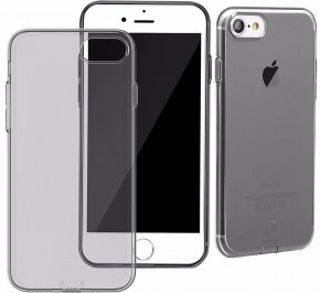  Baseus Simple Series With-Pluggy iPhone 7 Transparent Black 5