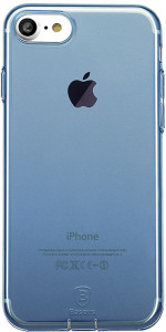  Baseus Simple Series With-Pluggy iPhone 7 Transparent Blue