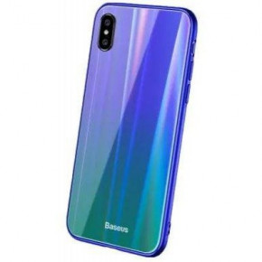    iPhoneXs Baseus Laser Luster Case Blue/Green (WIAPIPHX-XC36)