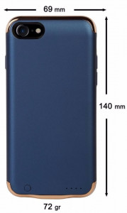 - BeCover Power Case  Apple iPhone 7 Deep Blue (701259) 3