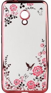  Flowers Series BeCover  Meizu M5s Pink (701304)