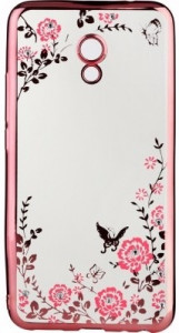  Flowers Series BeCover  Meizu MX6 Pink (701308)