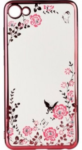  Flowers Series BeCover  Meizu U10 Pink (701310)