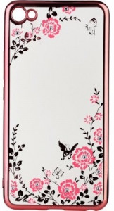  Flowers Series BeCover  Meizu U20 Pink (701312)