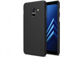  Nillkin Frosted Shield Samsung A8 2018 PC Black 3