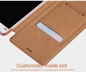   Nillkin Qin Series Xiaomi Mi Note Brown 4