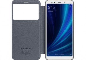  Nillkin Sparkle Xiaomi Mi A2 Leather PU Black 4