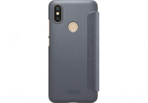  Nillkin Sparkle Xiaomi Mi A2 Leather PU Black 5