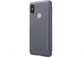  Nillkin Sparkle Xiaomi Mi A2 Leather PU Black 6