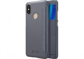  Nillkin Sparkle Xiaomi Mi A2 Leather PU Black 7