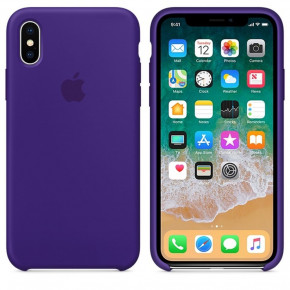    Original Silicone case iPhone X Purple 4