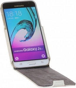  Red Point Flip case  Samsung Galaxy J320 White 3