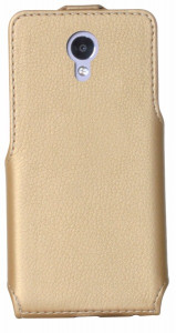  Red Point Meizu M5 - Flip case Gold 3