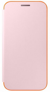  Samsung A320 - Neon Flip Cover Pink