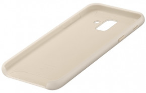  Samsung A6 2018/A600 Dual Layer Cover Gold 9