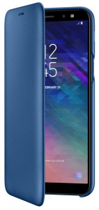  Samsung A6 2018/A600 Wallet Cover Blue 13