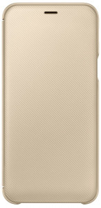  Samsung A6 2018/A600 Wallet Cover Gold