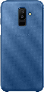  Samsung A6+ 2018/A605 Wallet Cover Blue 3