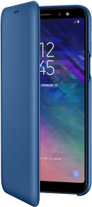  Samsung A6+ 2018/A605 Wallet Cover Blue 9