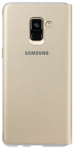  Samsung A730 EF-FA730PFEGRU Neon Flip Cover Gold 3