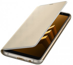  Samsung A730 EF-FA730PFEGRU Neon Flip Cover Gold 5