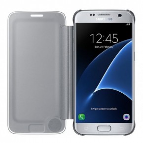  Samsung Clear View Cover  Samsung S7/G930 Silver 4