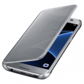  Samsung Clear View Cover  Samsung S7/G930 Silver 5