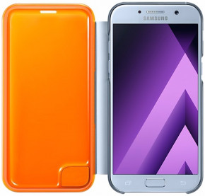  Samsung Neon Flip Cover EF-FA520PLEGRU Blue  Galaxy A5 (2017) 4