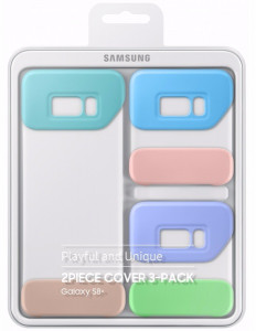   Samsung 2 Piece Cover 3-Pack   Galaxy S8+ (G955) Multicolor (EF-MG955KMEGRU)