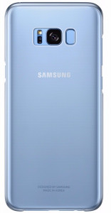  Samsung S8/EF-QG950CLEGRU - Clear Cover Blue