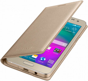    Samsung Flip Wallet for Samsung J7 Prime Gold