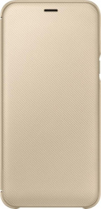 - Samsung Flip wallet cover A6 2018 (EF-WA600CFEGRU) Gold