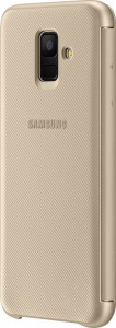 - Samsung Flip wallet cover A6 2018 (EF-WA600CFEGRU) Gold 7