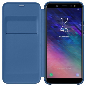 - Samsung Flip wallet cover A6 2018 (EF-WA600CLEGRU) Blue 3