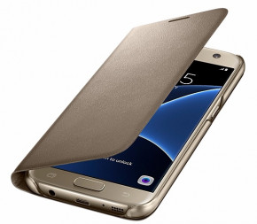  Samsung LED View Galaxy S7 Gold (EF-NG930PFEGRU) 3