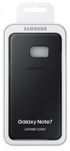  Samsung Leather Cover  Samsung Note7/N930 Black 6