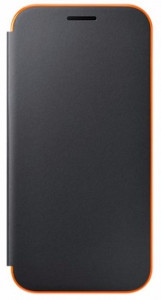    Samsung Neon Flip Cover, Black for A320