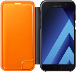    Samsung Neon Flip Cover, Black for A520 6