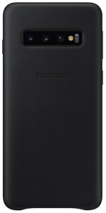  Samsung S10 Leather Cover Black (EF-VG973LBEGRU)