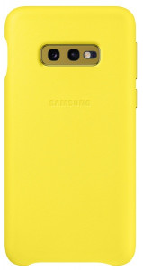  Samsung S10e Leather Cover Yellow (EF-VG970LYEGRU)