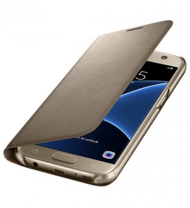  Samsung S7/G930 Led View Cover Gold 3