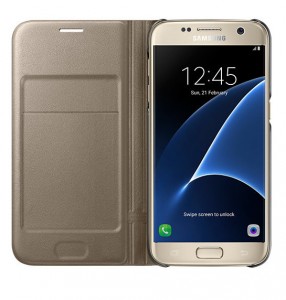  Samsung S7/G930 Led View Cover Gold 4