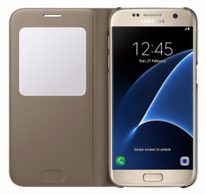  Samsung S View Galaxy S7 Gold (EF-CG930PFEGRU) 5