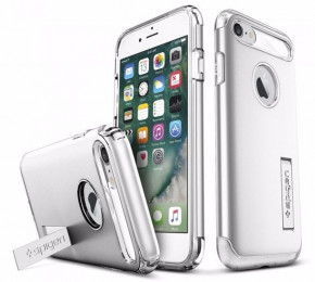  Spigen Case Slim Armor Satin Silver iPhone 7 (SGP-042CS20305) 5