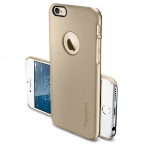 - Spigen SGP10943 Case Thin Fit A Series Champagne Gold for iPhone 6 4.7 5